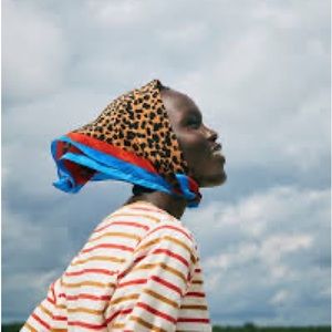 Brand new WOT Madewell x Khule 100% silk scarf